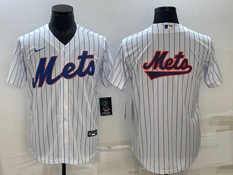 Men's New York Mets White Home Team Jersey